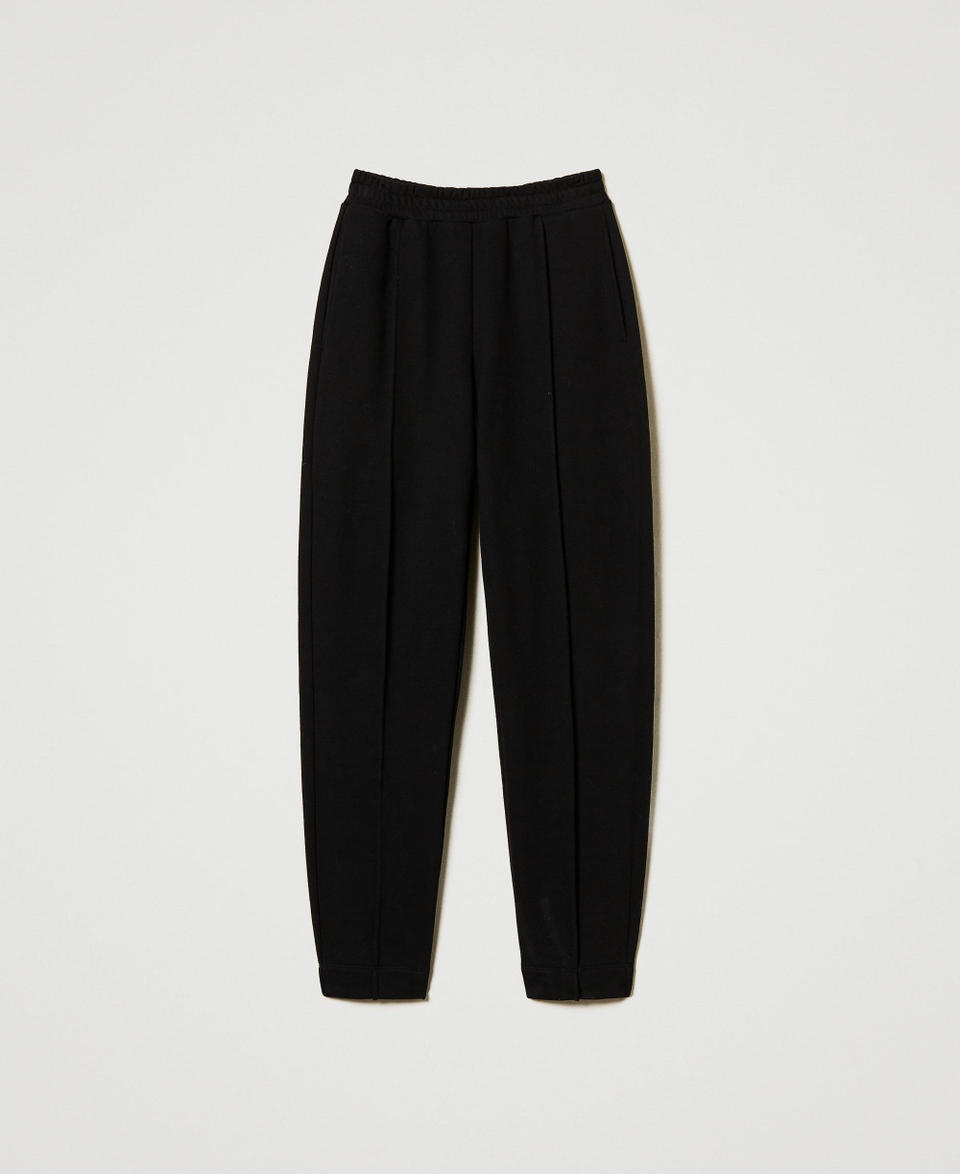 Twin Set Pantaloni a sigaretta in felpa Soddisfazione Garantita