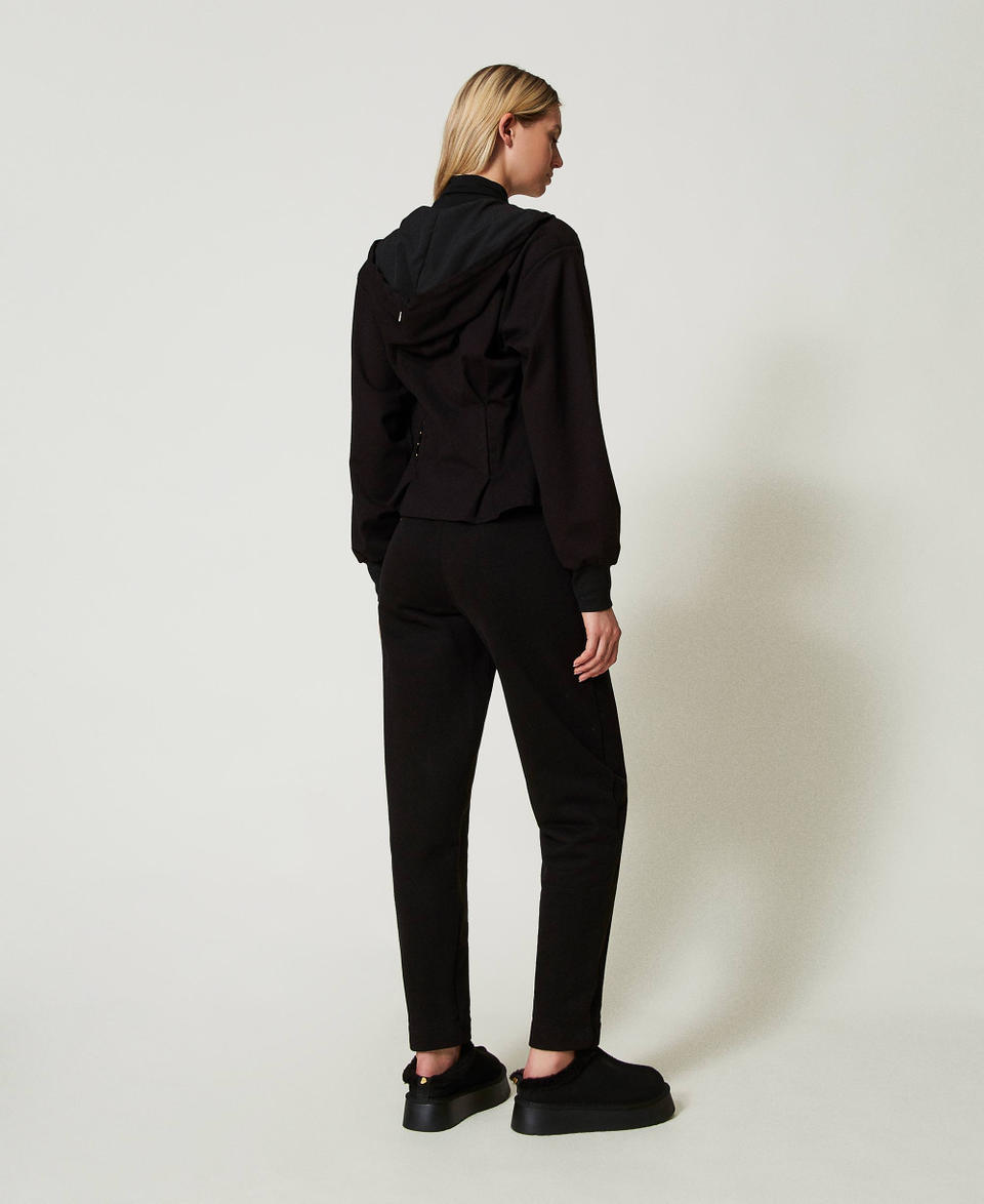 Twin Set Pantaloni a sigaretta in felpa Soddisfazione Garantita