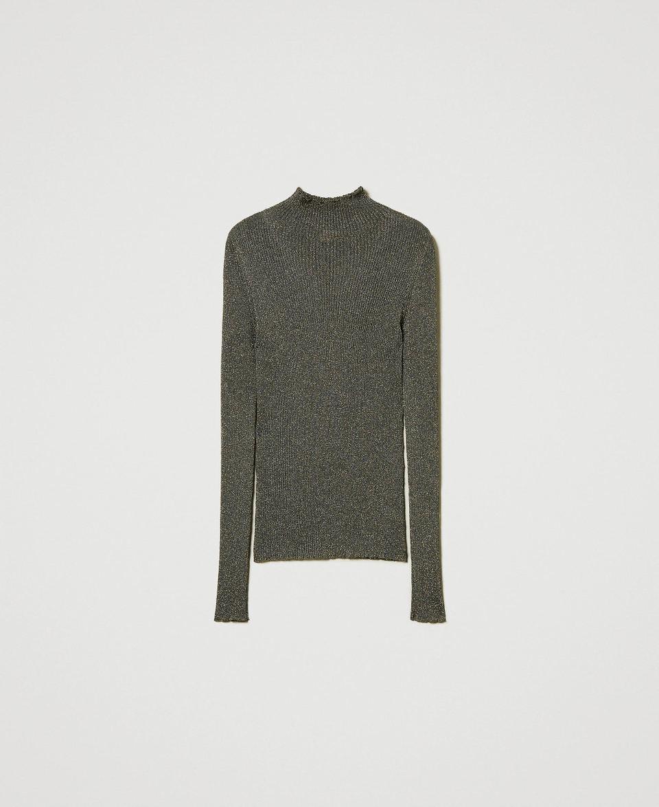 Twin Set Maglia lupetto in filato lurex Spedizione gratuita