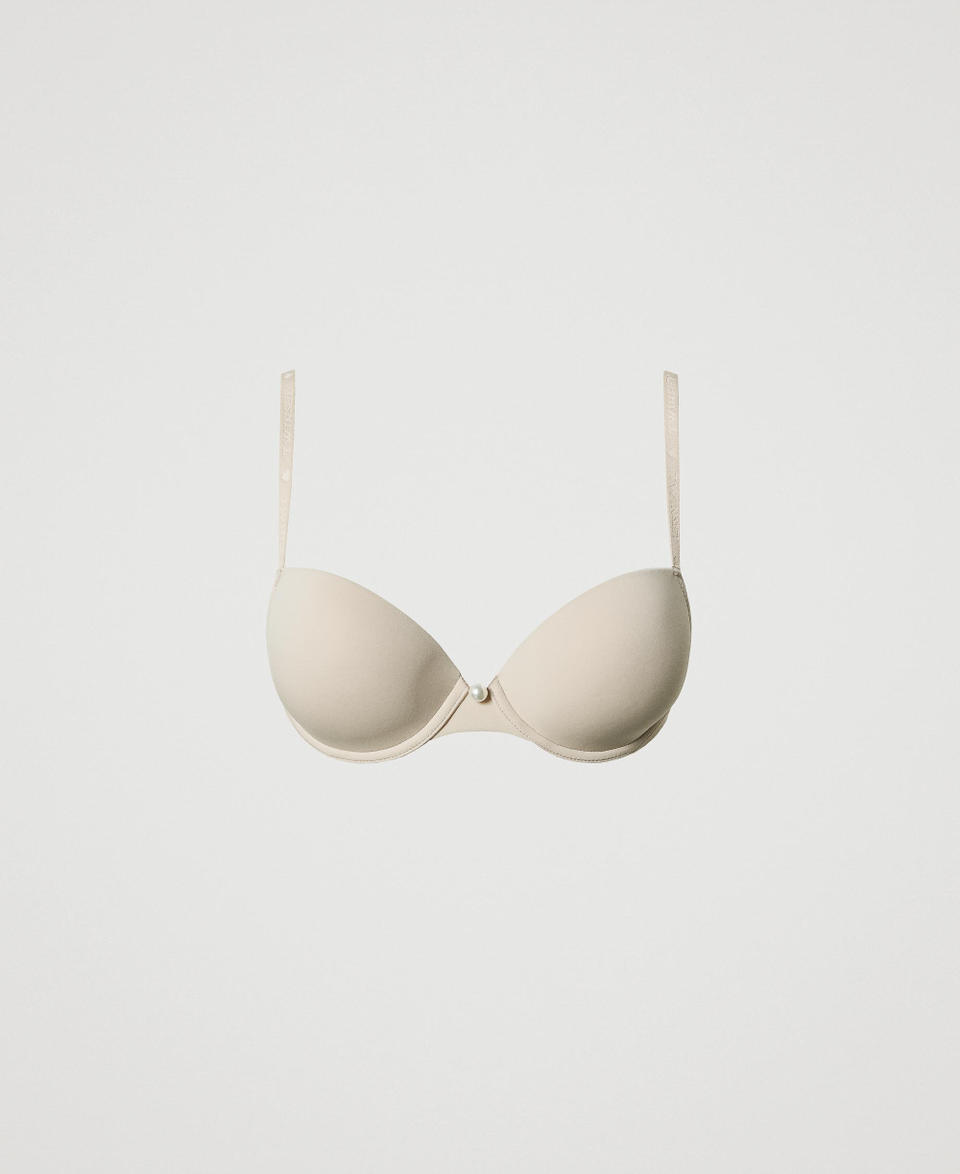 Twin Set Reggiseno push-up crossback in charmeuse Liquidazione