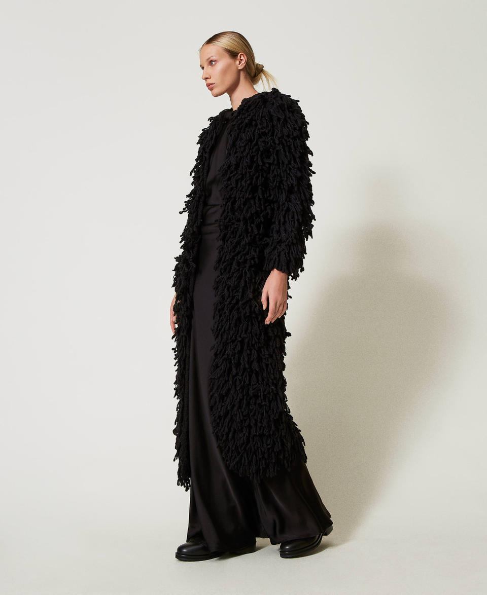 Twin Set Cappotto 'Elizabeth' in maglia bouclé Offerte giornaliere