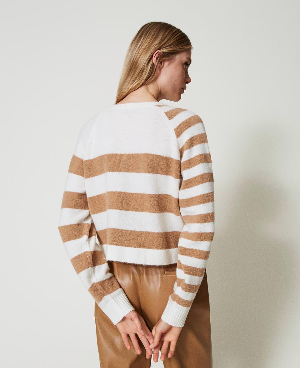 Twin Set Cardigan a righe bicolore Fino al 65% di sconto