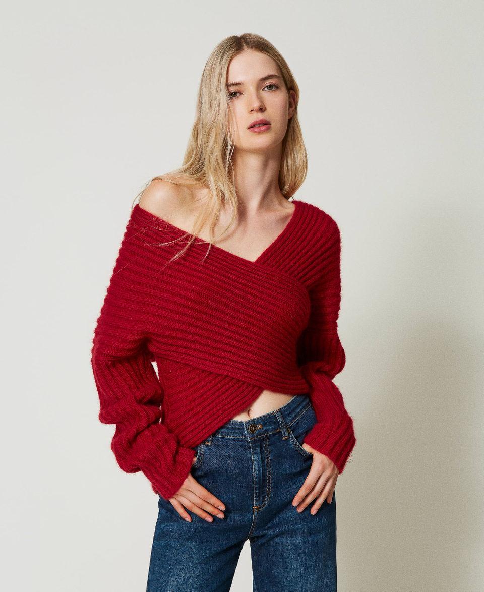 Twin Set Maglia doppio uso in misto mohair Fino al 55% di sconto