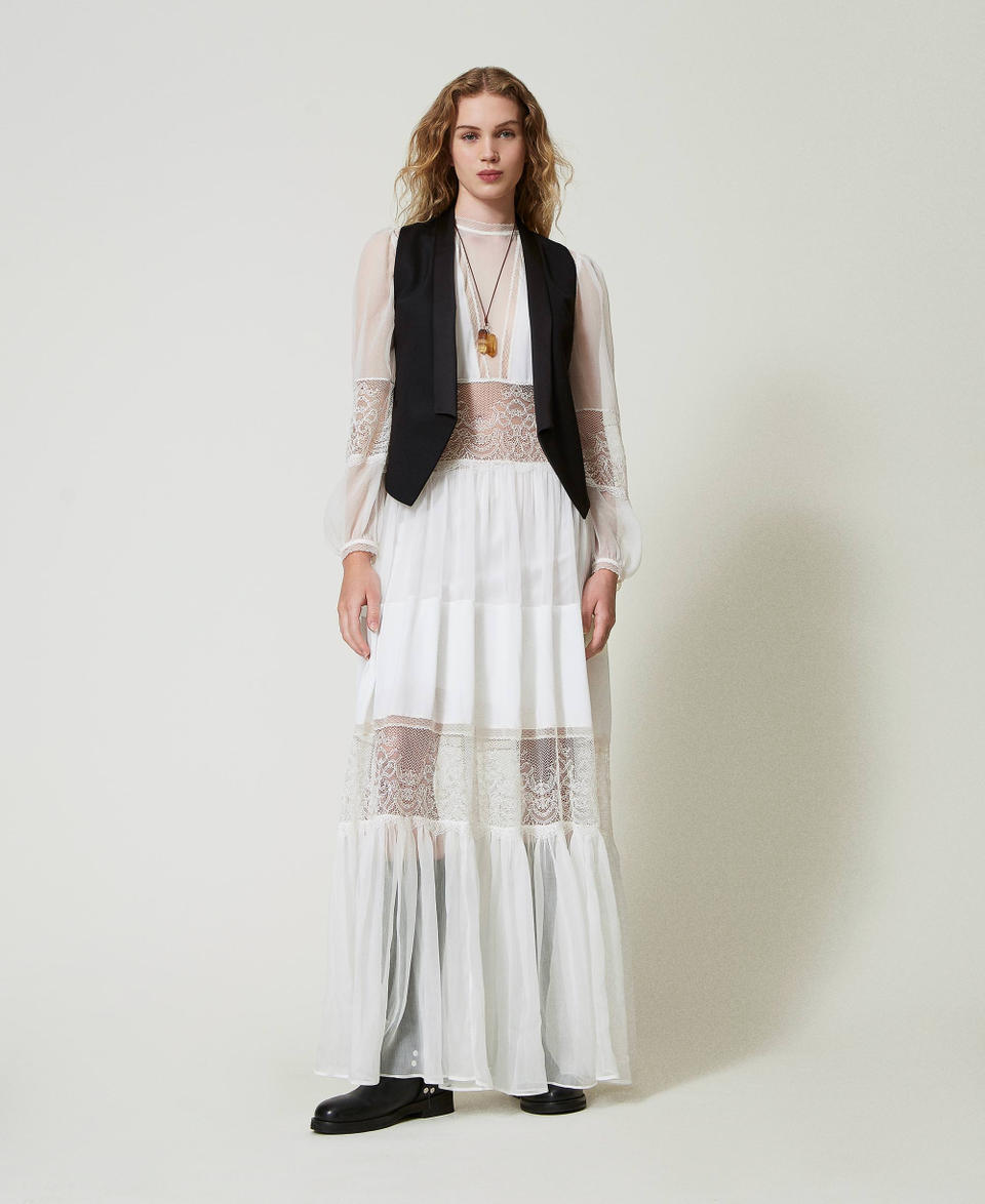 Twin Set Gilet in serge misto lana I Più Venduti
