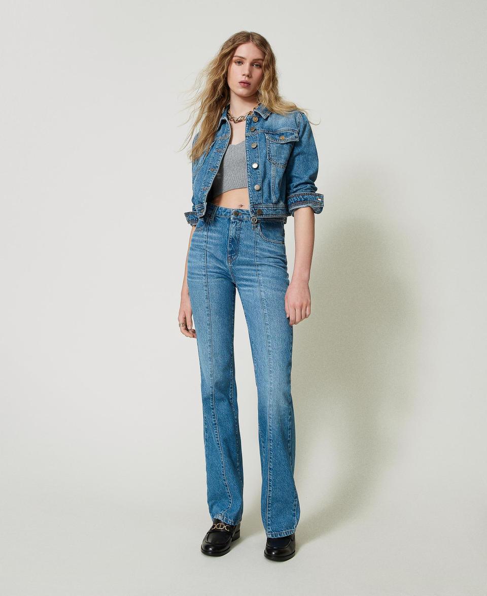 Twin Set Pantaloni Jeans flare cinque tasche Flash Sale