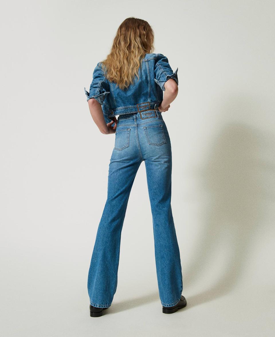 Twin Set Pantaloni Jeans flare cinque tasche Flash Sale