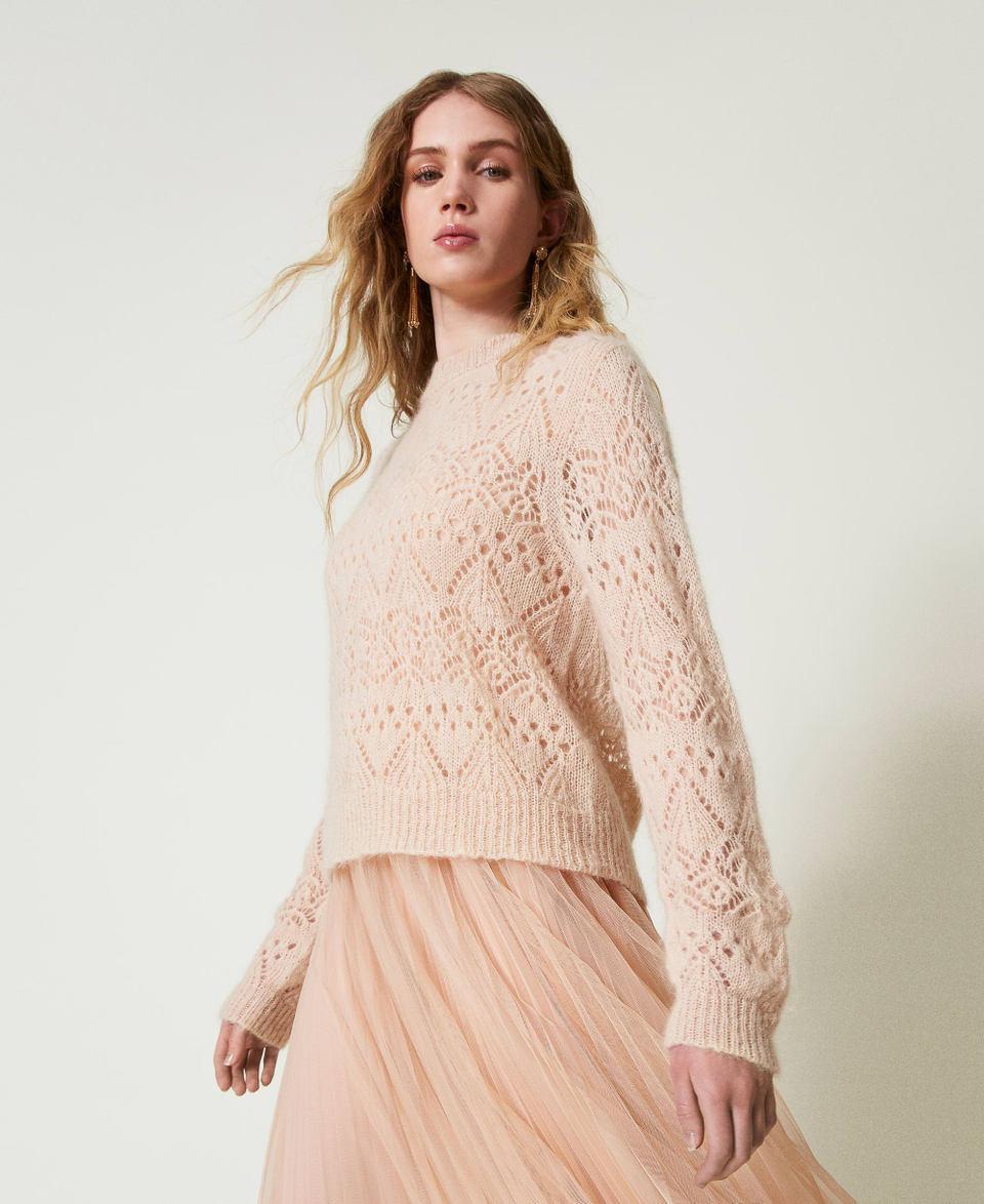 Twin Set Maglia in misto mohair mix di punti Black Friday