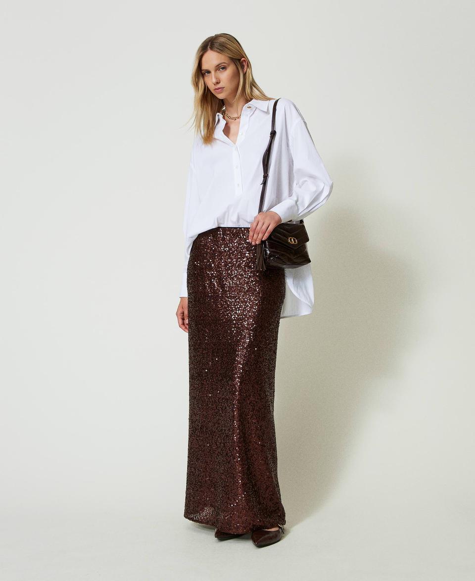 Twin Set Gonna lunga in full paillettes Latest fashion