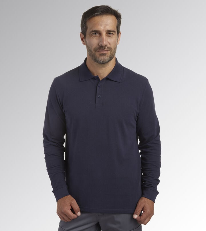 Utility Diadora POLO ML ATLANTIS ORGANIC Polo manica lunga da lavoro Promozione