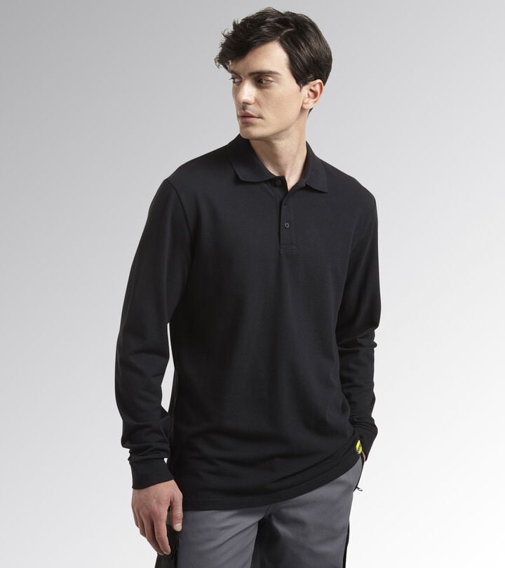 Utility Diadora POLO ML ATLANTIS ORGANIC Polo manica lunga da lavoro Affare Del Giorno