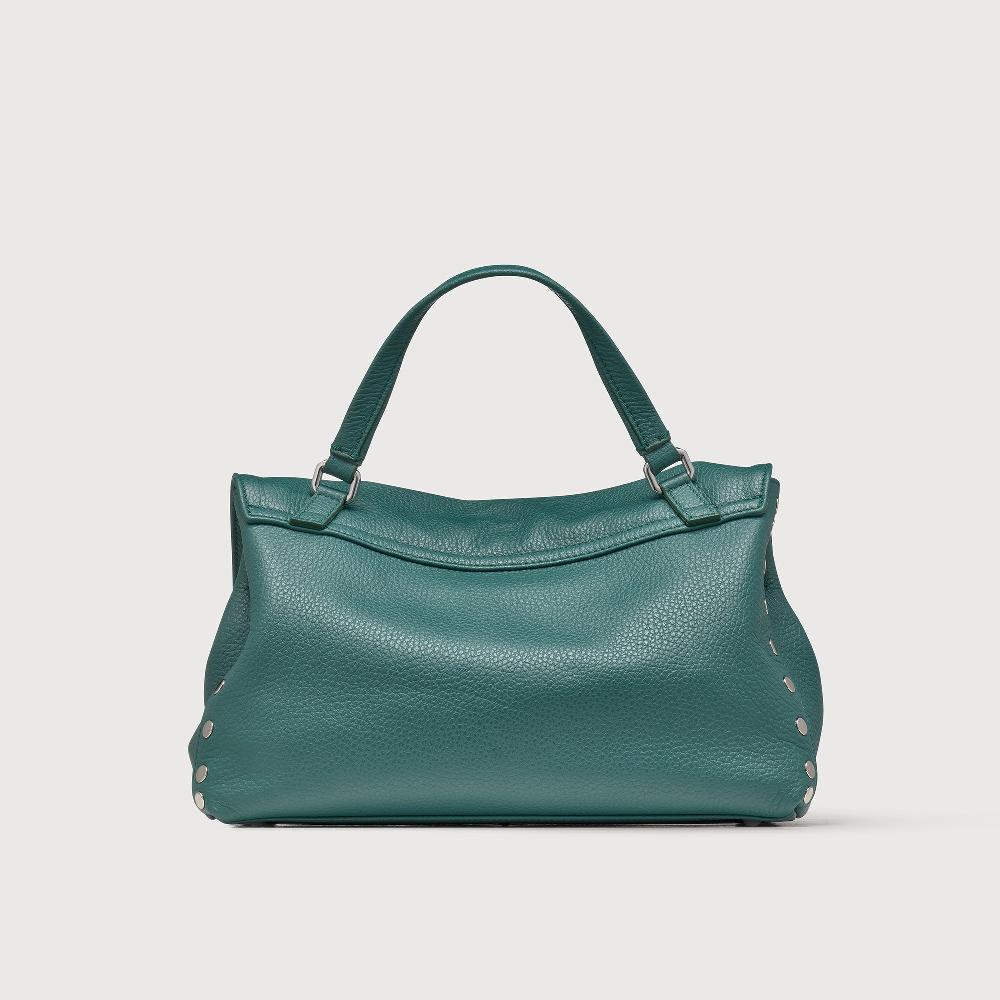 Zanellato BORSA POSTINA® SMALL IN PELLE MARTELLATA GREEN ACCA | Zanellato Vendite Flash