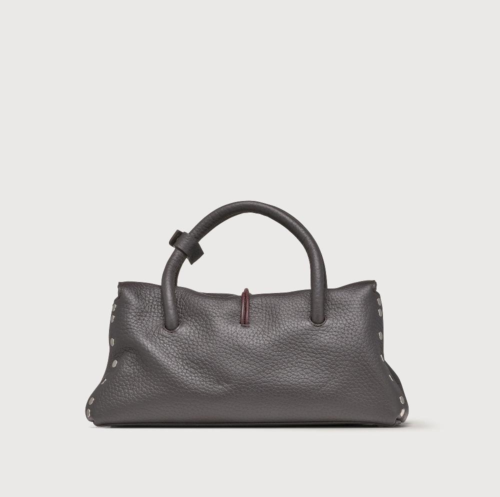 Zanellato BORSA DOTTA® SMALL IN PELLE MARTELLATA BROWN DOLCE AMARO | Zanellato Italy