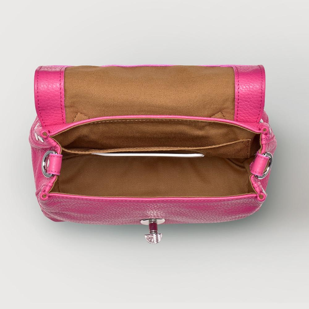 Zanellato BORSA POSTINA® BABY IN PELLE MARTELLATA PINK ORCHIDEA | Zanellato 2025
