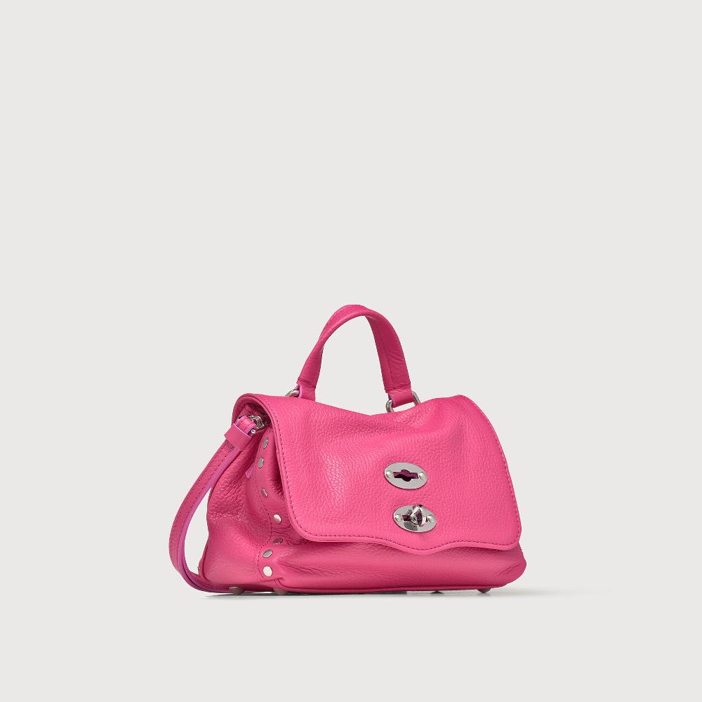 Zanellato BORSA POSTINA® BABY IN PELLE MARTELLATA PINK ORCHIDEA | Zanellato In Linea