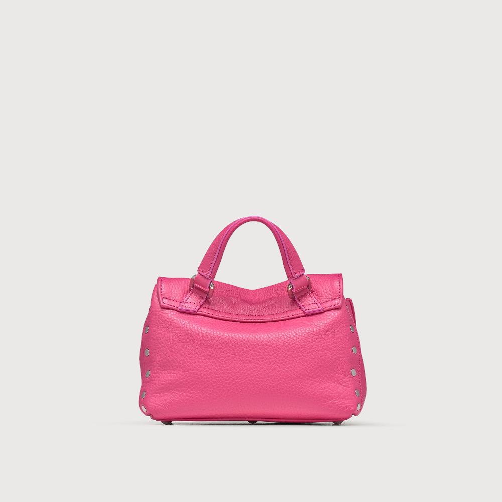 Zanellato BORSA POSTINA® BABY IN PELLE MARTELLATA PINK ORCHIDEA | Zanellato In Linea