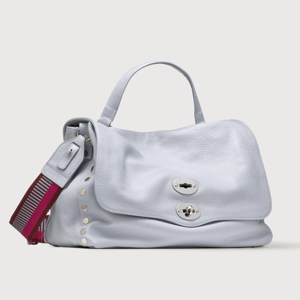 Zanellato BORSA POSTINA® MEDIUM IN PELLE MARTELLATA GREY CLOUD | Zanellato Nuovo