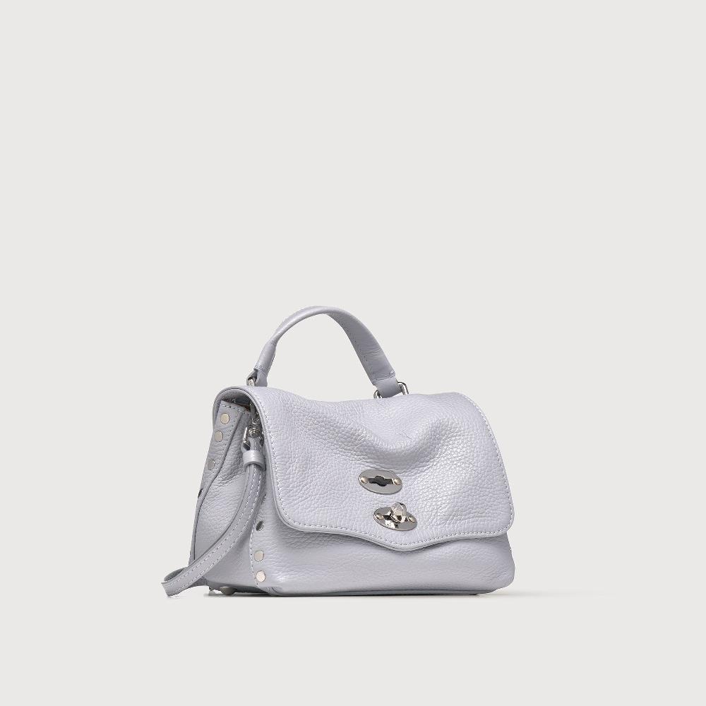Zanellato BORSA POSTINA® BABY IN PELLE MARTELLATA GREY CLOUD | Zanellato Vendita