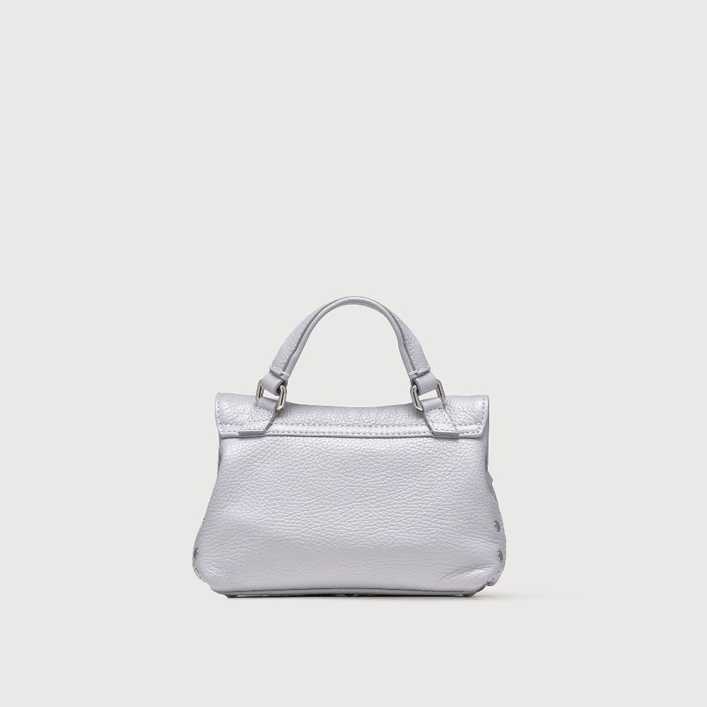 Zanellato BORSA POSTINA® BABY IN PELLE MARTELLATA GREY CLOUD | Zanellato Vendita