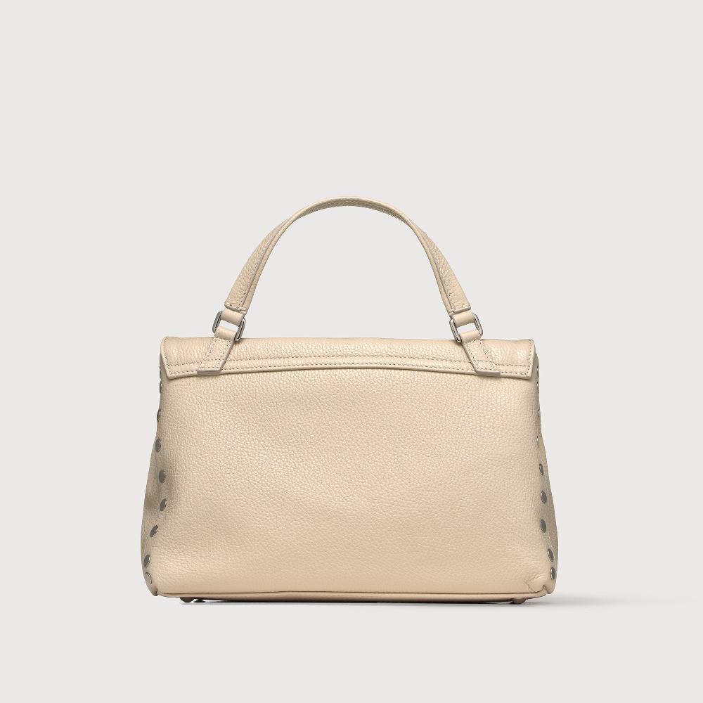 Zanellato BORSA POSTINA® SMALL IN PELLE MARTELLATA WHITE BIANCONE | Zanellato Pezzi Unici