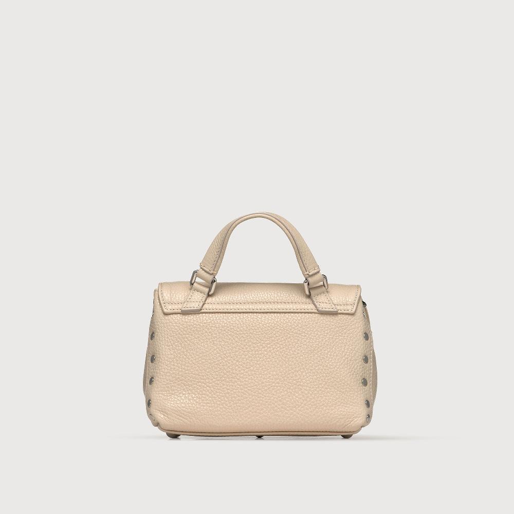 Zanellato BORSA POSTINA® BABY IN PELLE MARTELLATA WHITE BIANCONE | Zanellato Soddisfazione Garantita