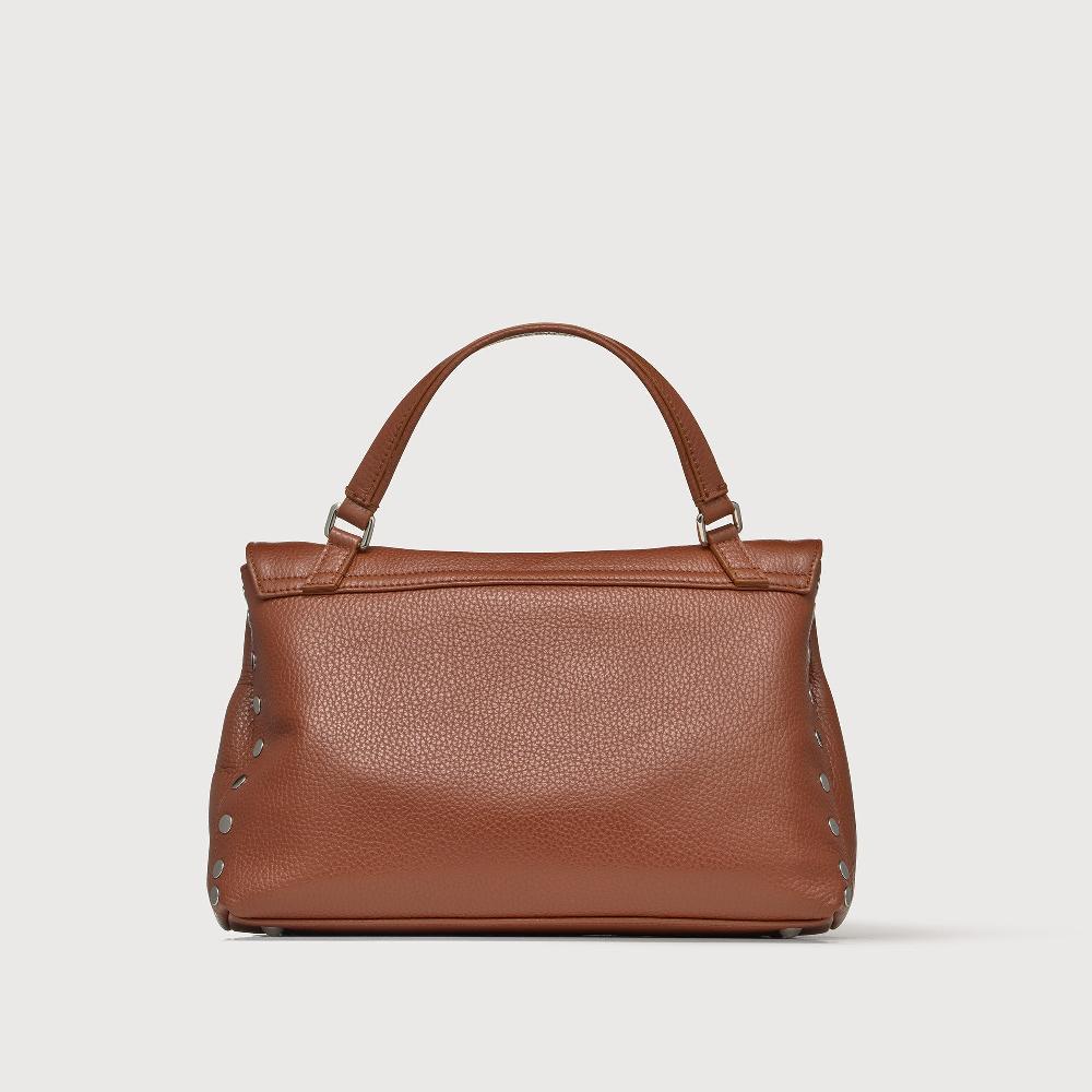 Zanellato BORSA POSTINA® SMALL IN PELLE MARTELLATA BROWN CANALETTO | Zanellato Negozi Online