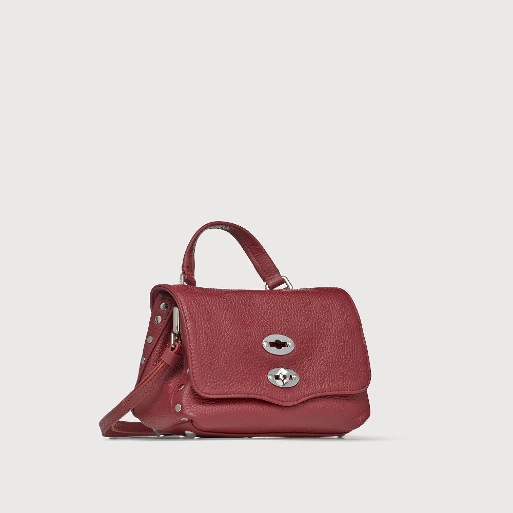 Zanellato BORSA POSTINA® BABY IN PELLE MARTELLATA RED OPERA | Zanellato Consegna Veloce