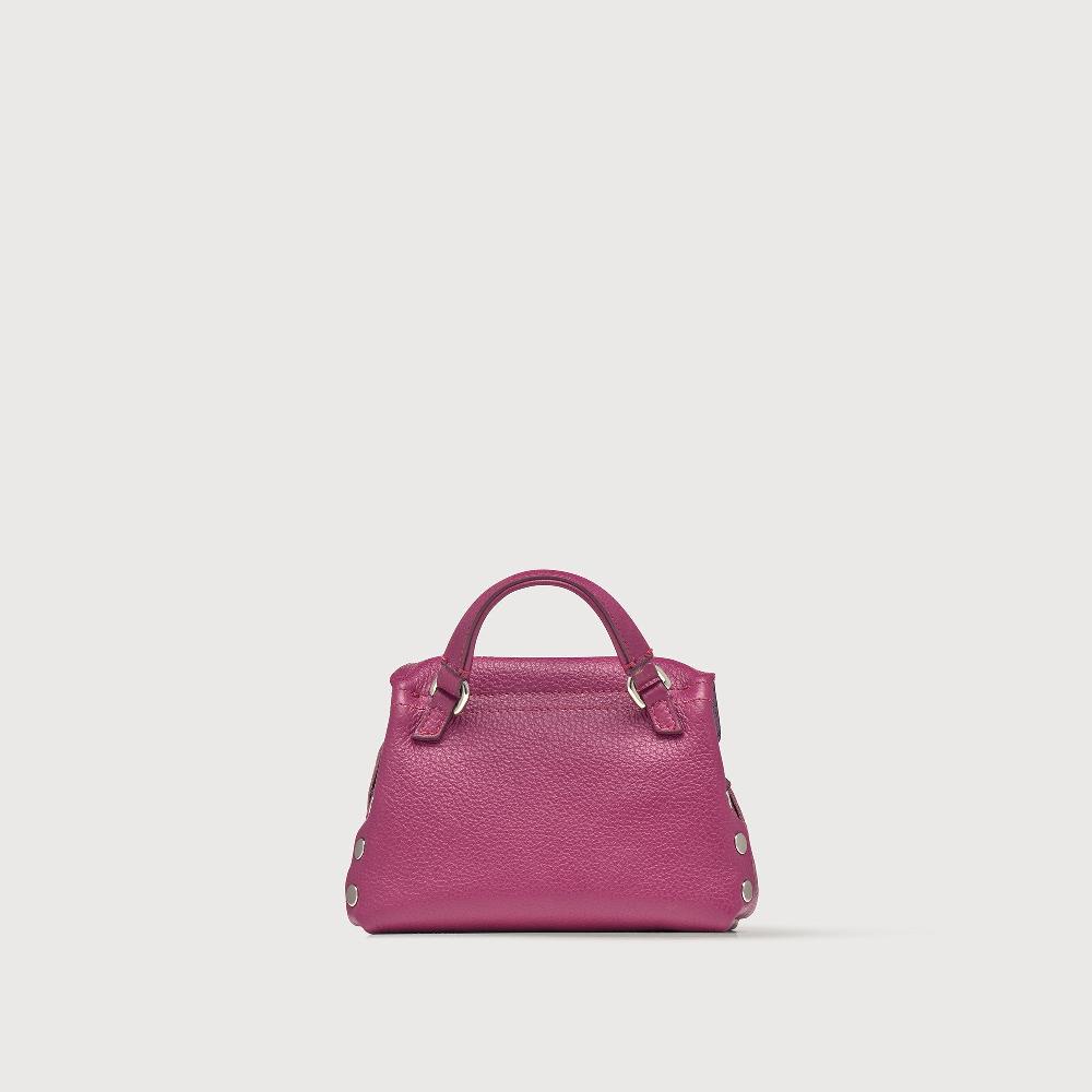 Zanellato BORSA POSTINA® SUPER BABY IN PELLE LAMINATA PURPLE BONARDA | Zanellato Promozione Limitata