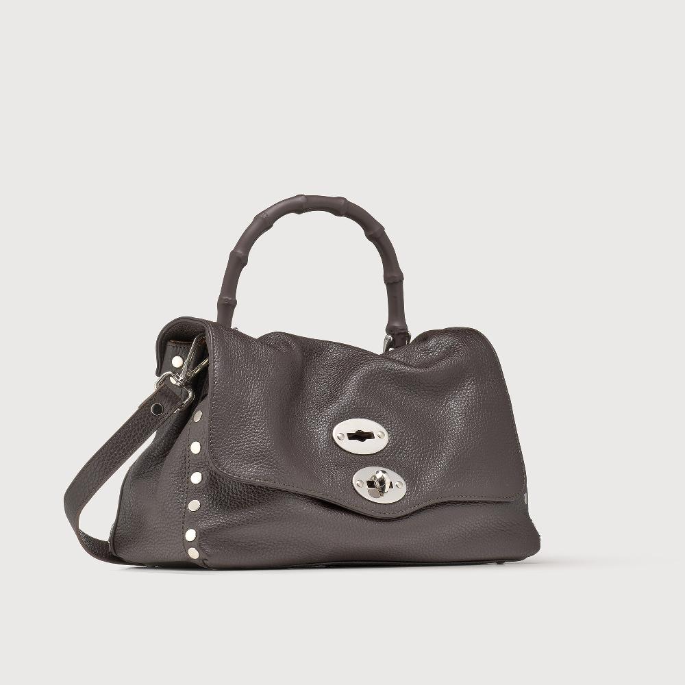 Zanellato BORSA POSTINA® SMALL IN PELLE MARTELLATA BROWN MOCACCINO | Zanellato Convenienza