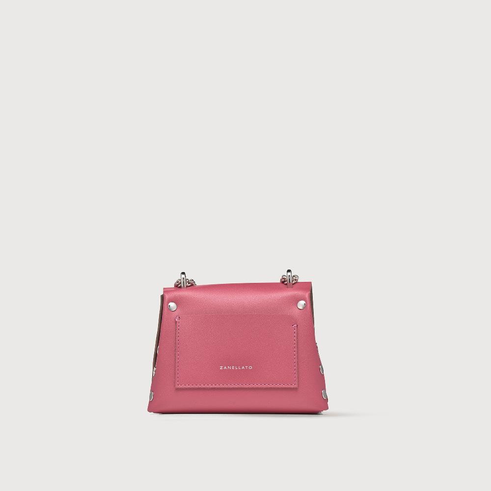 Zanellato BORSA POSTINA® SUPER BABY IN PELLE RIGENERATA PINK BIZANTINO | Zanellato Novità
