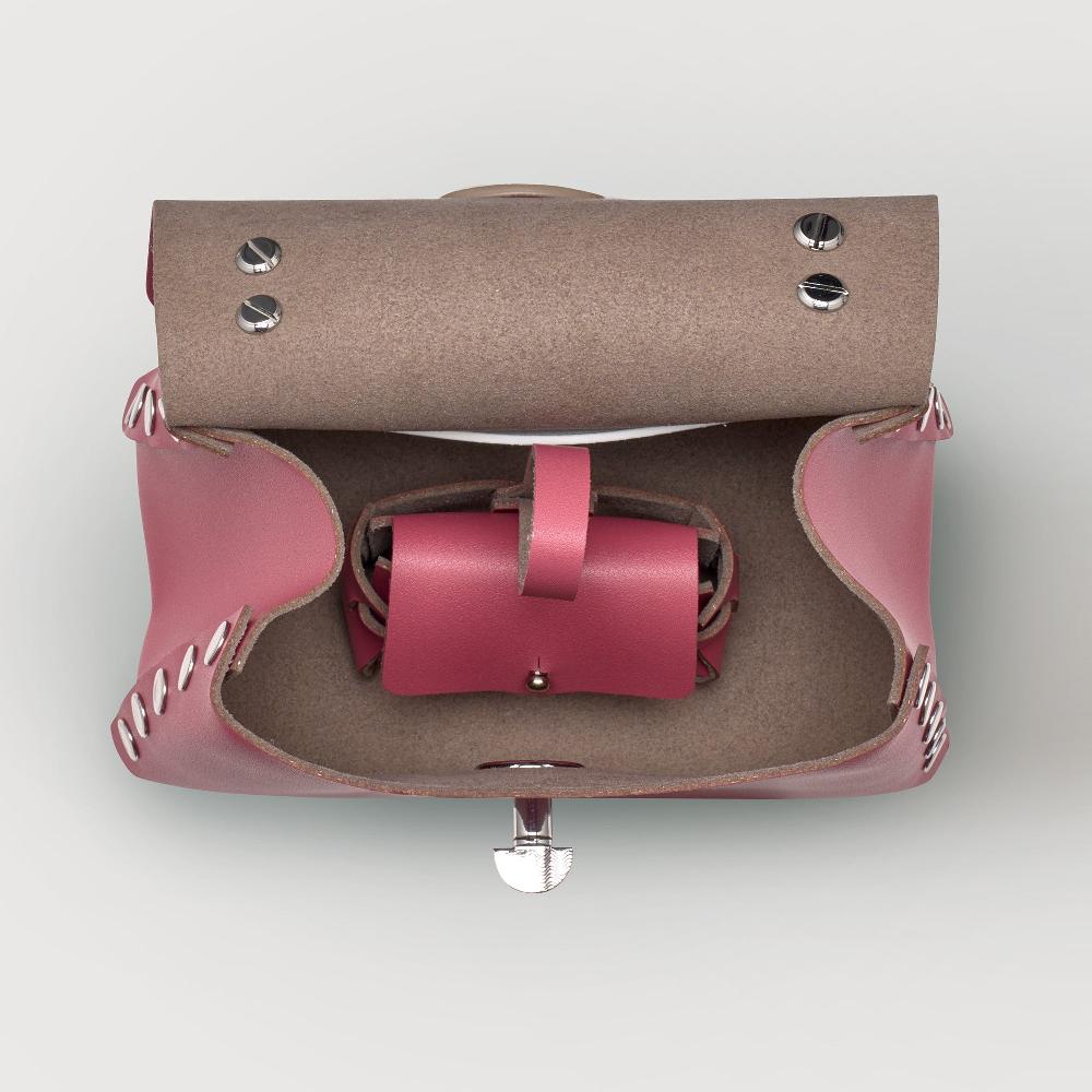 Zanellato BORSA POSTINA® SUPER BABY IN PELLE RIGENERATA PINK BIZANTINO | Zanellato Novità