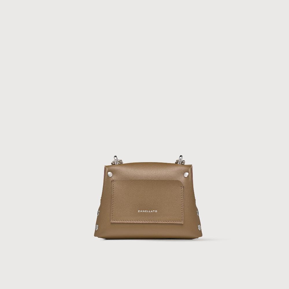 Zanellato BORSA POSTINA® SUPER BABY IN PELLE RIGENERATA GREEN PANTELLERIA | Zanellato Sconto