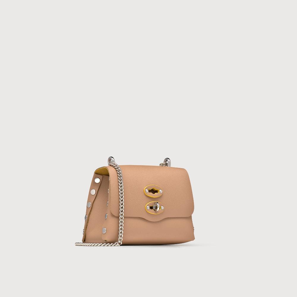 Zanellato BORSA POSTINA® SUPER BABY IN PELLE RIGENERATA BEIGE DEL MUGELLO | Zanellato Economico