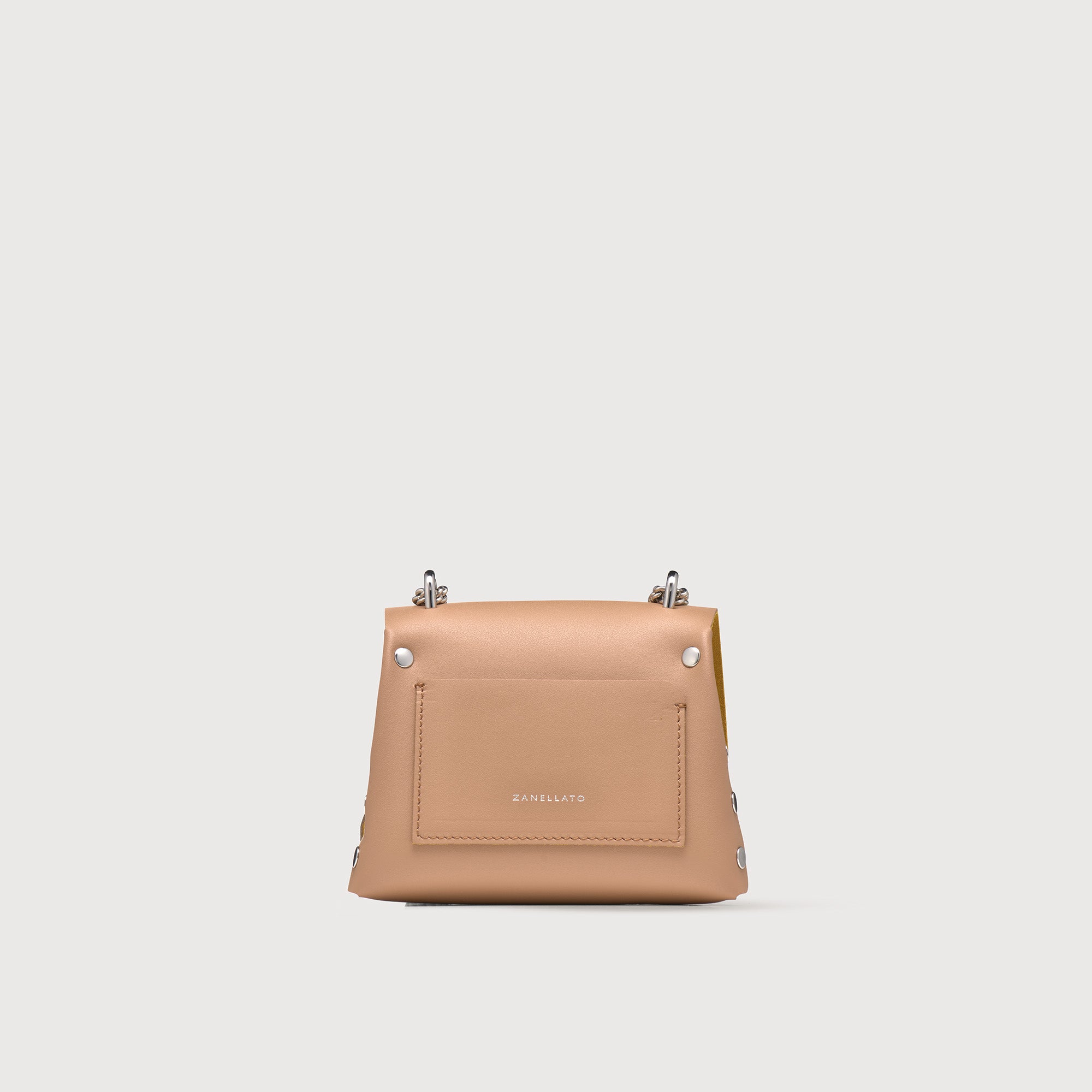 Zanellato BORSA POSTINA® SUPER BABY IN PELLE RIGENERATA BEIGE DEL MUGELLO | Zanellato Economico