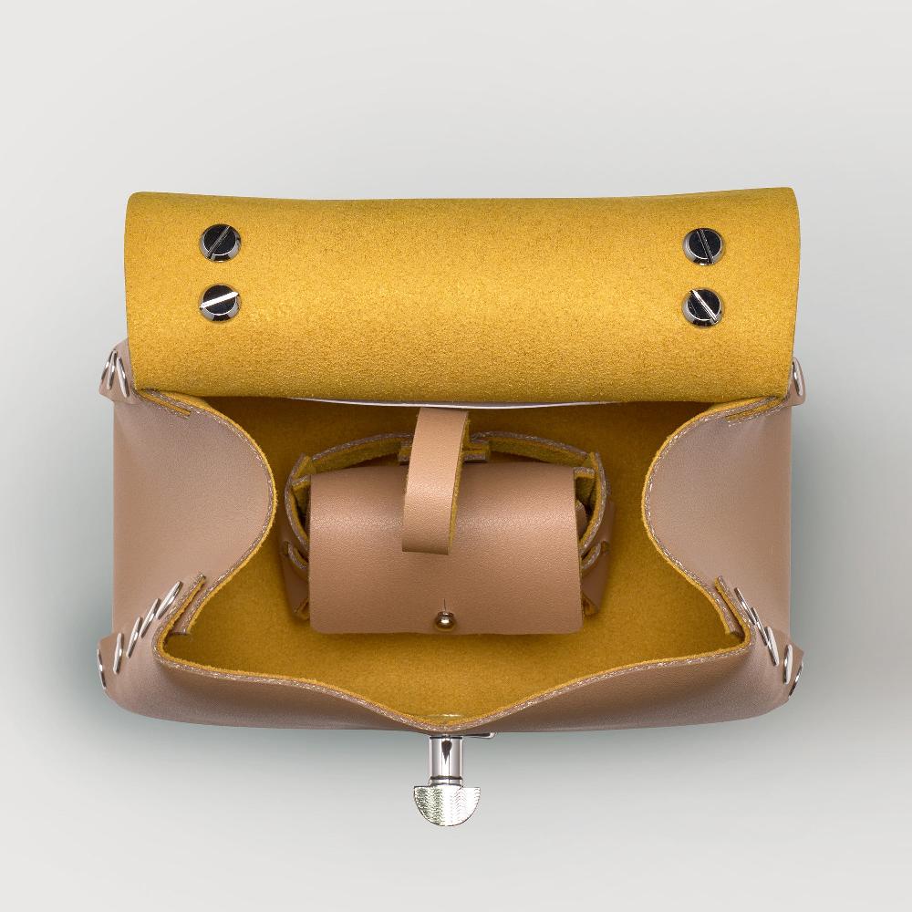 Zanellato BORSA POSTINA® SUPER BABY IN PELLE RIGENERATA BEIGE DEL MUGELLO | Zanellato Economico