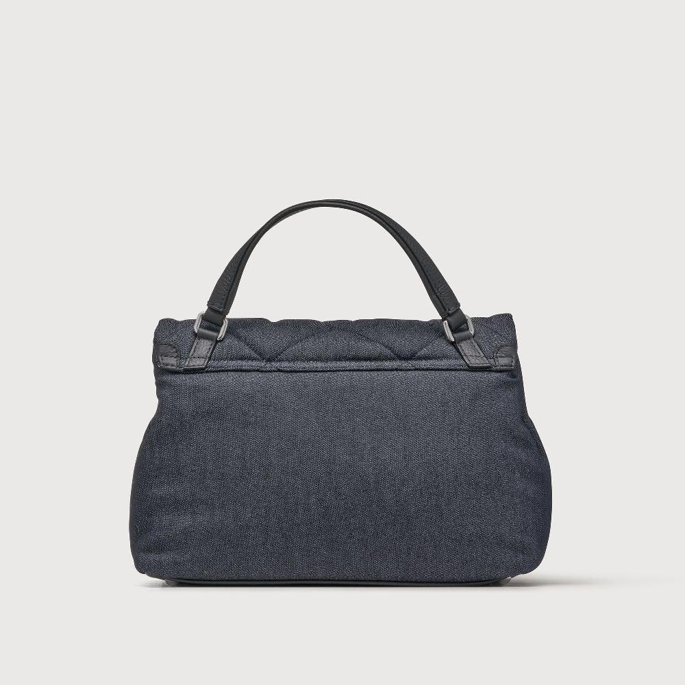 Zanellato BORSA POSTINA® SMALL IN TESSUTO DENIM PADDED BLUE NIMES | Zanellato Outlet