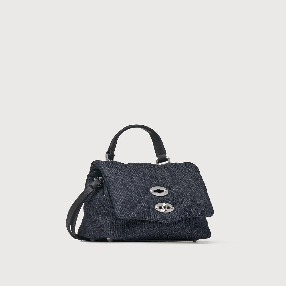 Zanellato BORSA POSTINA® BABY IN TESSUTO DENIM PADDED BLUE NIMES | Zanellato In Vendita