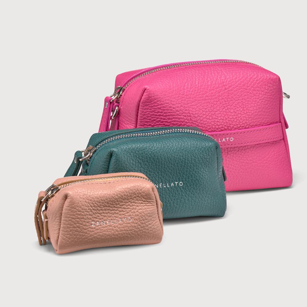Zanellato BORSA MATRIOSKA UNICA IN PELLE MARTELLATA ROSE ORCHIDEA MULTI | Zanellato Saldi
