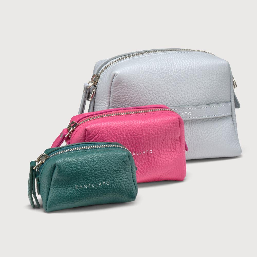 Zanellato BORSA MATRIOSKA UNICA IN PELLE MARTELLATA GREY CLOUD MULTI | Zanellato Offerte