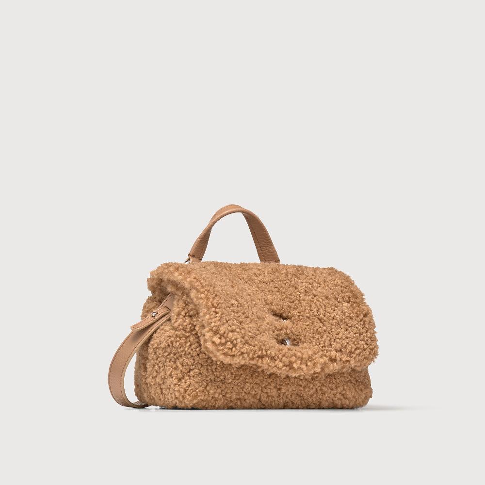 Zanellato BORSA POSTINA® BABY IN TESSUTO TEDDY BROWN TEDDY | Zanellato Saldi Di Fabbrica