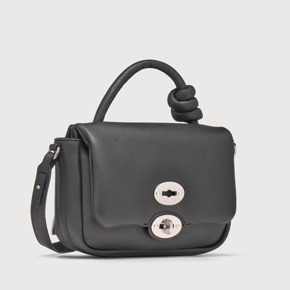 Zanellato BORSA ELLA SOFT MEDIUM IN PELLE LISCIA BLACK NERO | Zanellato Vendite Flash