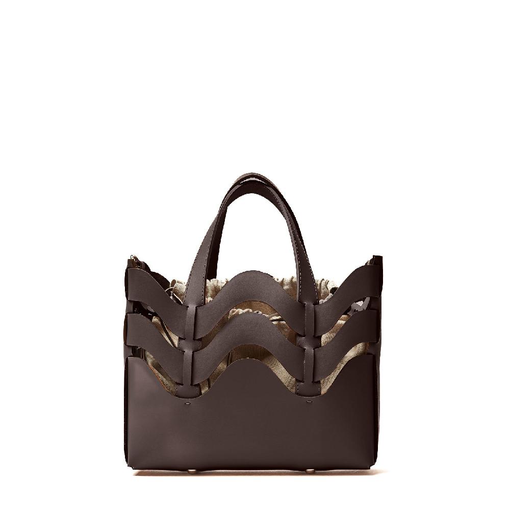 Zanellato BORSA DUNE SMALL IN PELLE RIGENERATA BROWN WENGHE | Zanellato Online