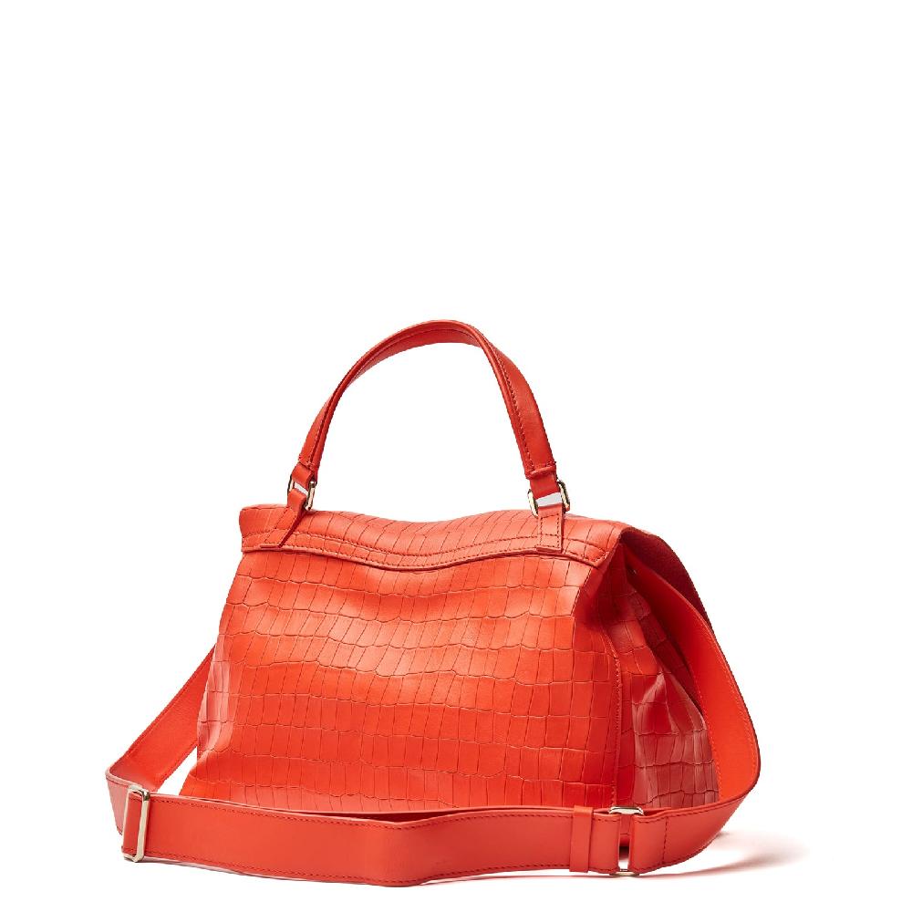 Zanellato BORSA POSTINA® SMALL IN PELLE STAMPATA RED MEDUSA | Zanellato Promozione