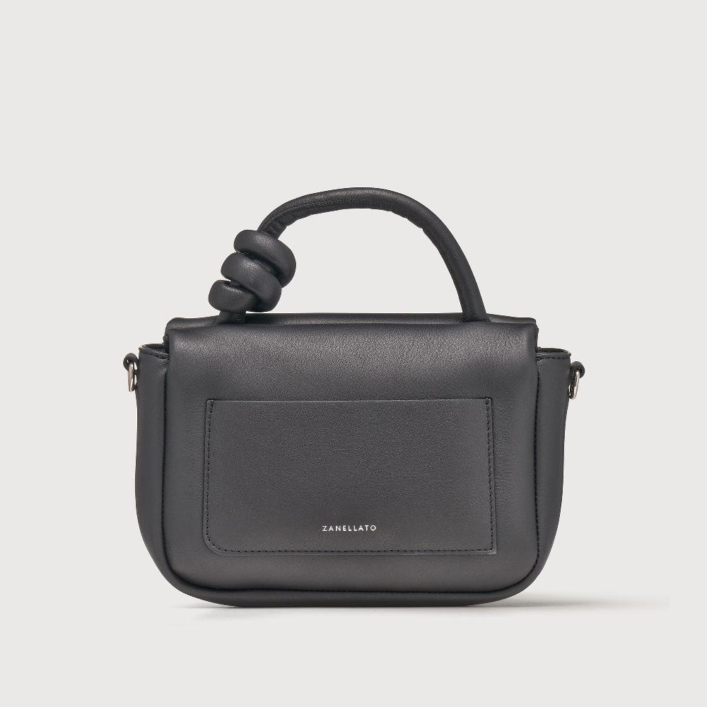 Zanellato BORSA ELLA SOFT SMALL IN PELLE LISCIA BLACK NERO | Zanellato Affare Del Giorno