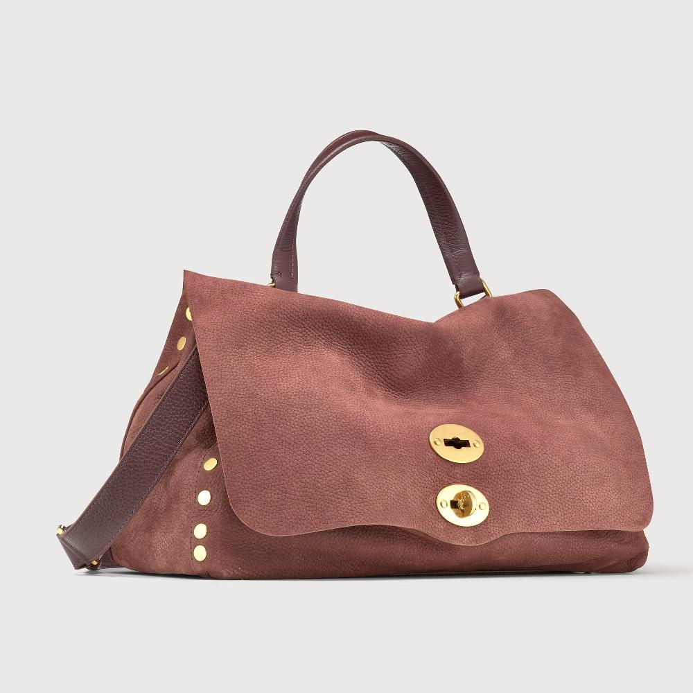 Zanellato BORSA POSTINA® MEDIUM IN PELLE NABUK RED BARBERA | Zanellato Sottocosto