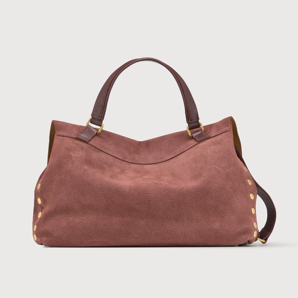 Zanellato BORSA POSTINA® MEDIUM IN PELLE NABUK RED BARBERA | Zanellato Sottocosto