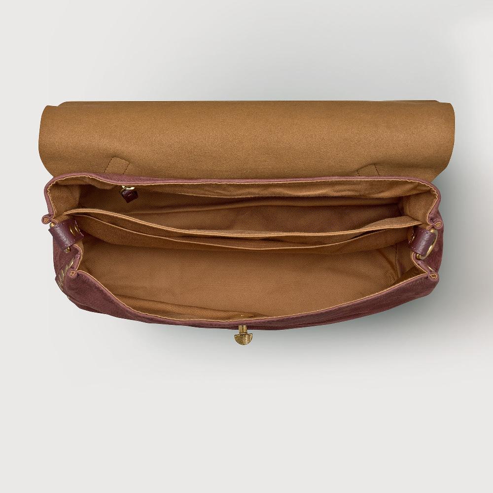 Zanellato BORSA POSTINA® MEDIUM IN PELLE NABUK RED BARBERA | Zanellato Sottocosto