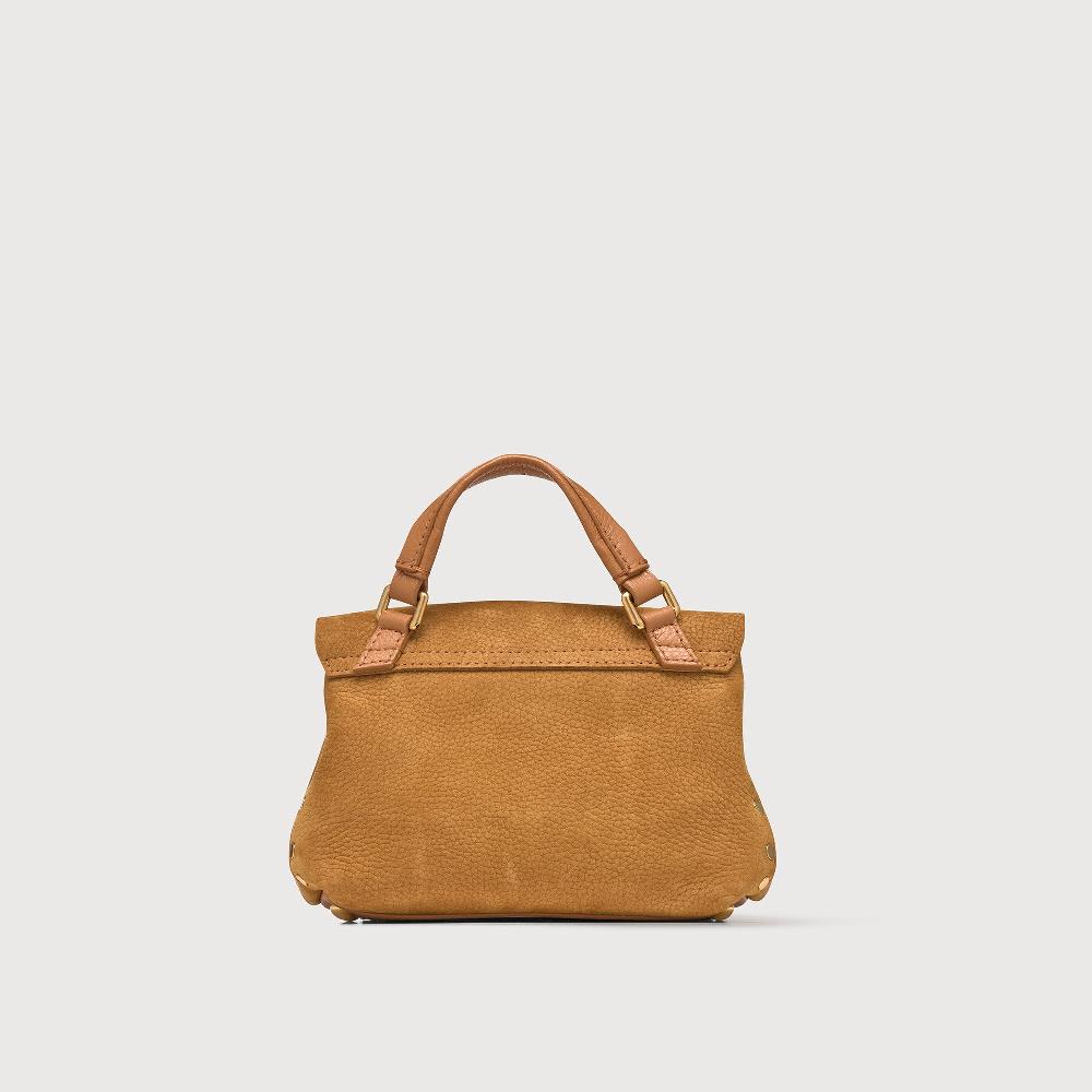 Zanellato BORSA POSTINA® BABY IN PELLE NABUK BROWN BRANDY | Zanellato Sconto
