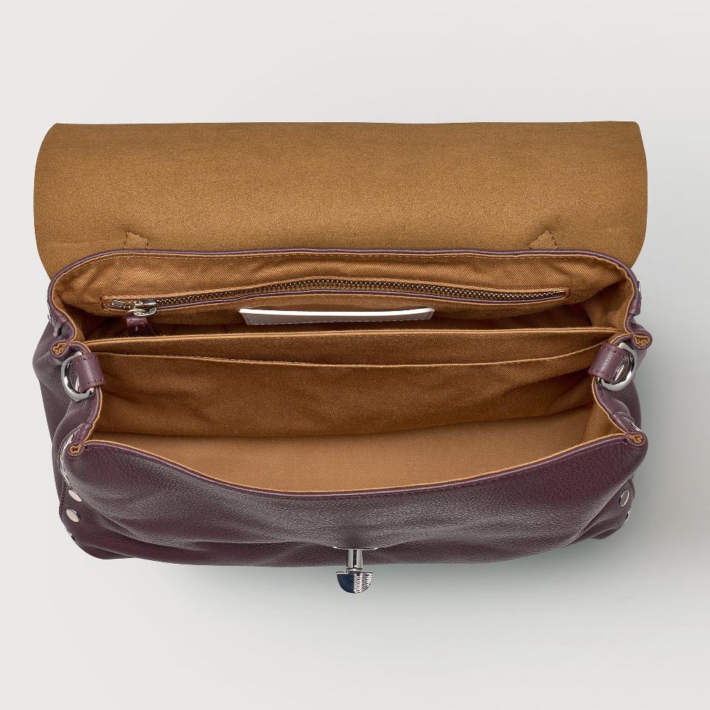 Zanellato BORSA POSTINA® SMALL IN PELLE LISCIA BROWN SANZENO | Zanellato In Vendita