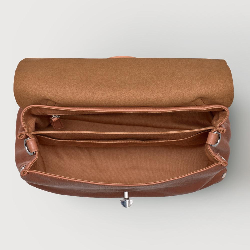 Zanellato BORSA POSTINA® SMALL IN PELLE LISCIA BEIGE GENCO | Zanellato Saldi