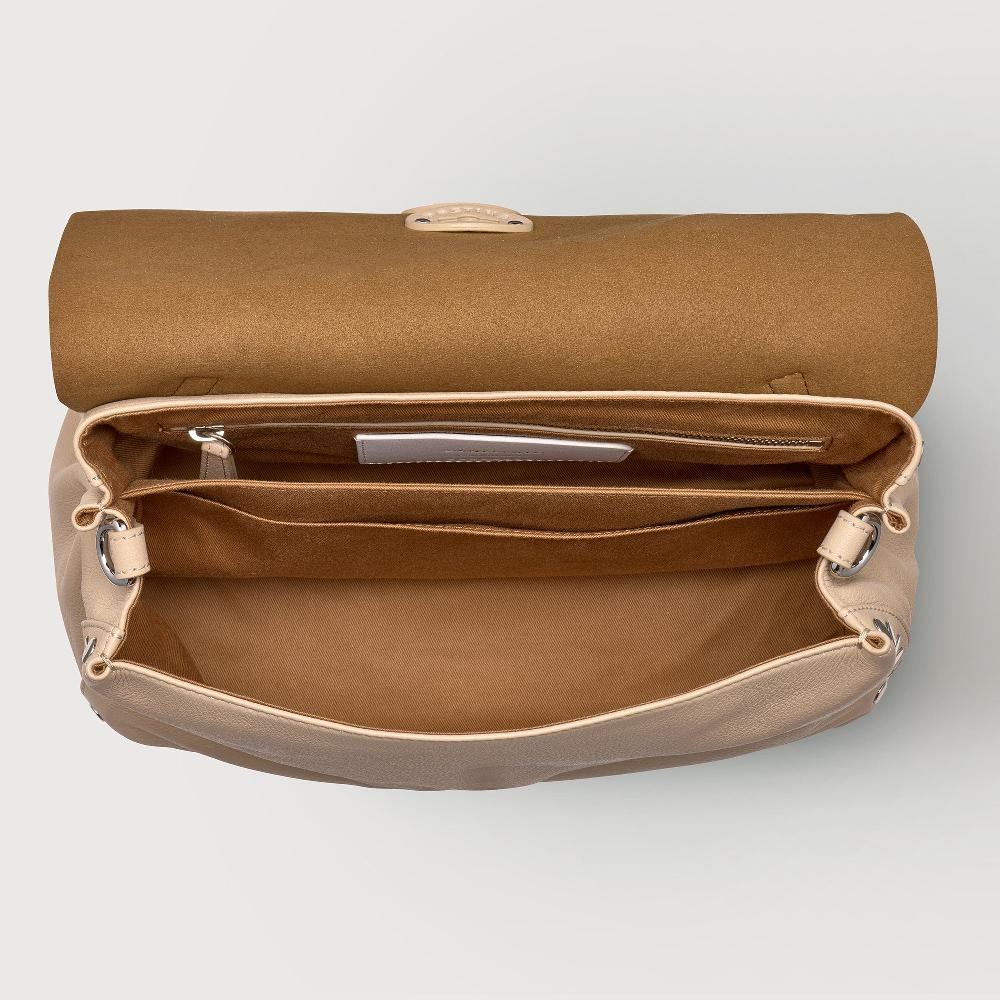 Zanellato BORSA POSTINA® SMALL IN PELLE LISCIA BEIGE BLOOM | Zanellato Vendita Economica